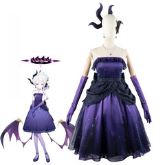 Blue Archive Hina Purple Dress Anime Cosplay Costume for Fans - Halloweez