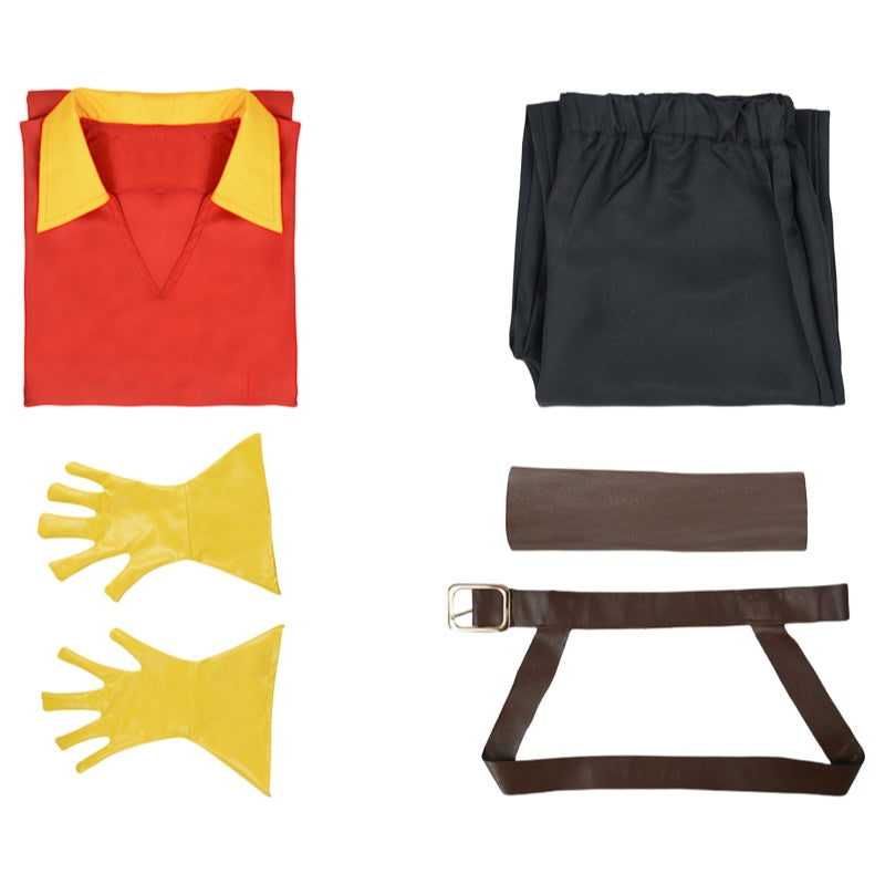 Beauty and the Beast Cosplay Costume Gaston Hunter Role Play Halloween Ready - Halloweez