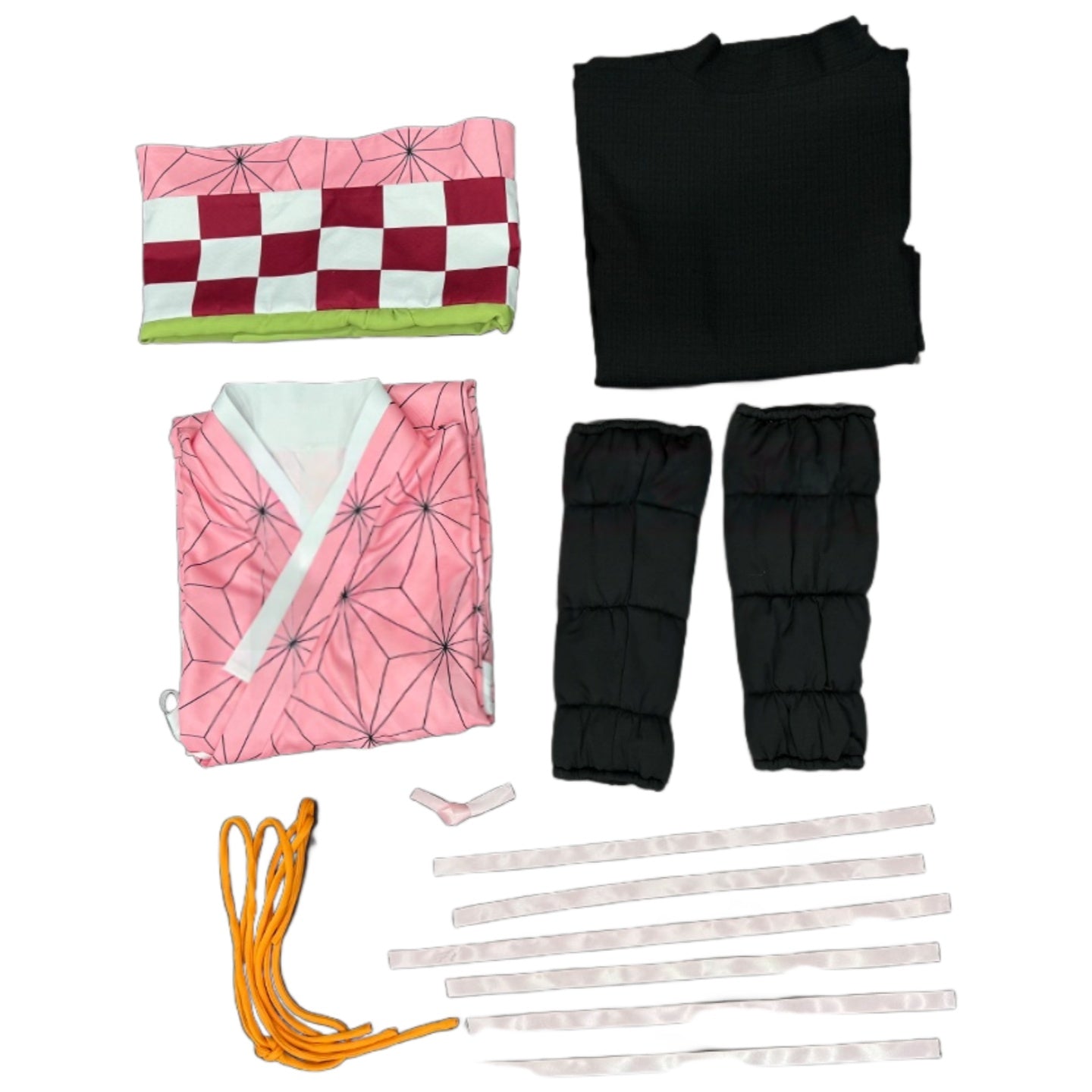 Official Nezuko Kamado Demon Slayer Corps Uniform Kimono Cosplay Costume