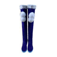 1849 Hatsune Miku 2012 Snow Miku Cosplay Shoes for Anime Conventions - Halloweez