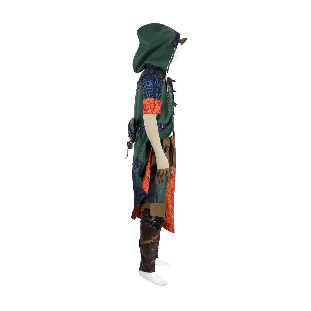 Monster Hunter Wilds Official Hope Set Male Cosplay Costume, High Quality Video Game Outfit - Halloweez