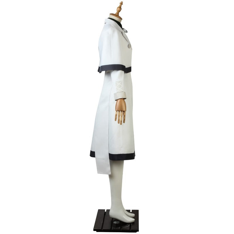 Halloweez Tokyo Ghoul Cosplay Outfit - White Trench Suit & Blue Wig