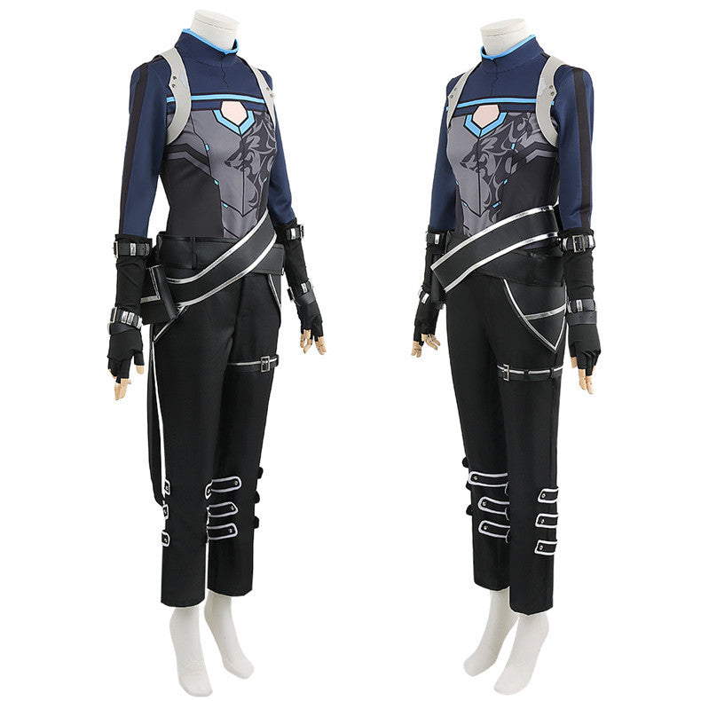 Rainbow Club vtuber Aisia Clone Anniversary 2D Anime Costume Set - Perfect for Cosplay Enthusiasts - Halloweez