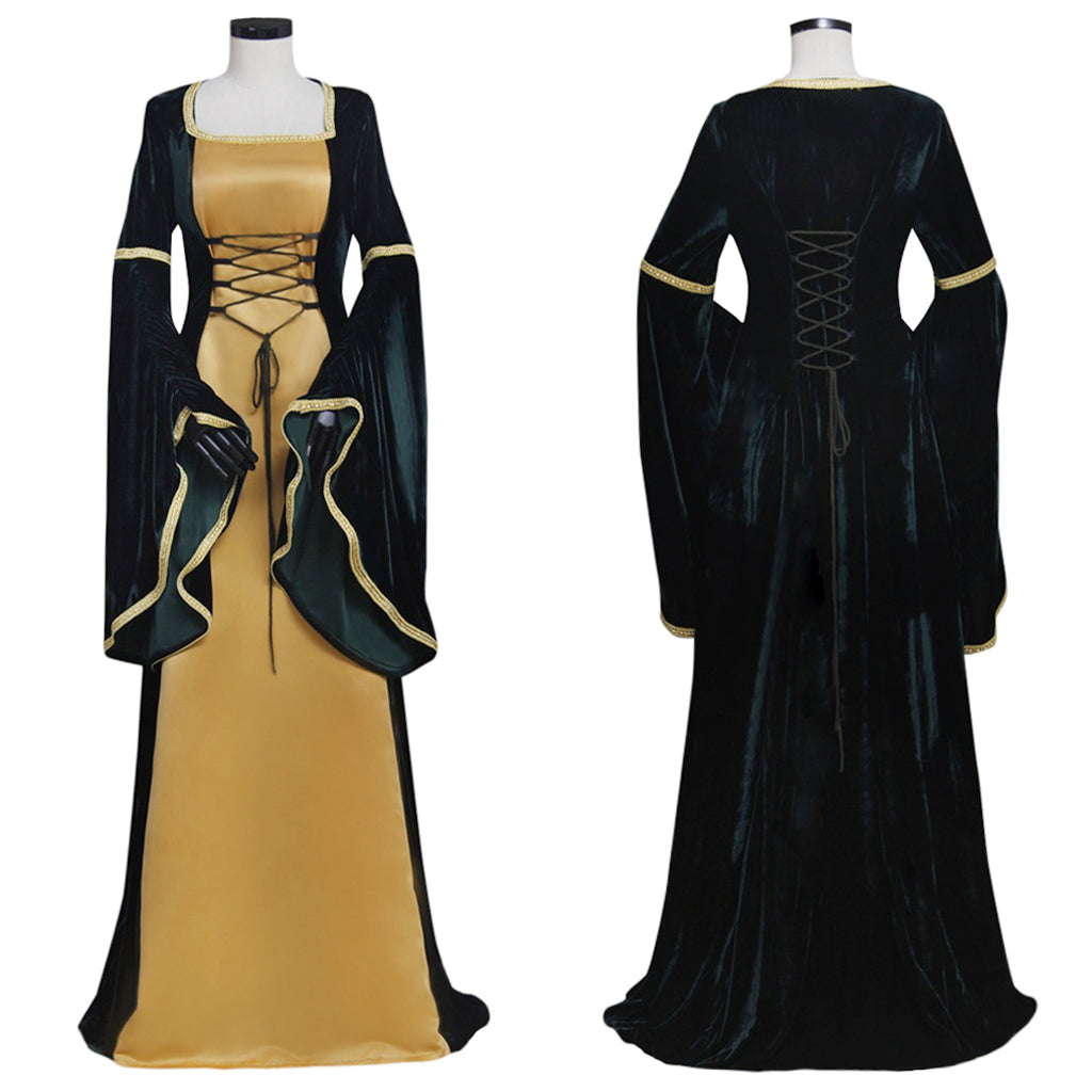 Robe Renaissance élégante pour Halloween pour dames - Embrassez l'ère aristocratique