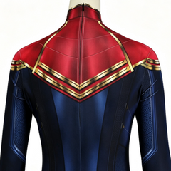 The Marvels Captain Marvel Carol Danvers Cosplay Costume Custom‑Made for Halloween & Comic Con