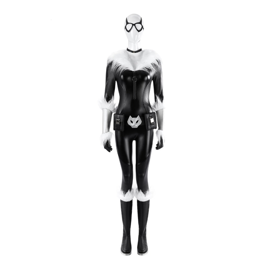 Fortnite Black Cat Cosplay Costume - Premium Quality Game Outfit - Halloweez