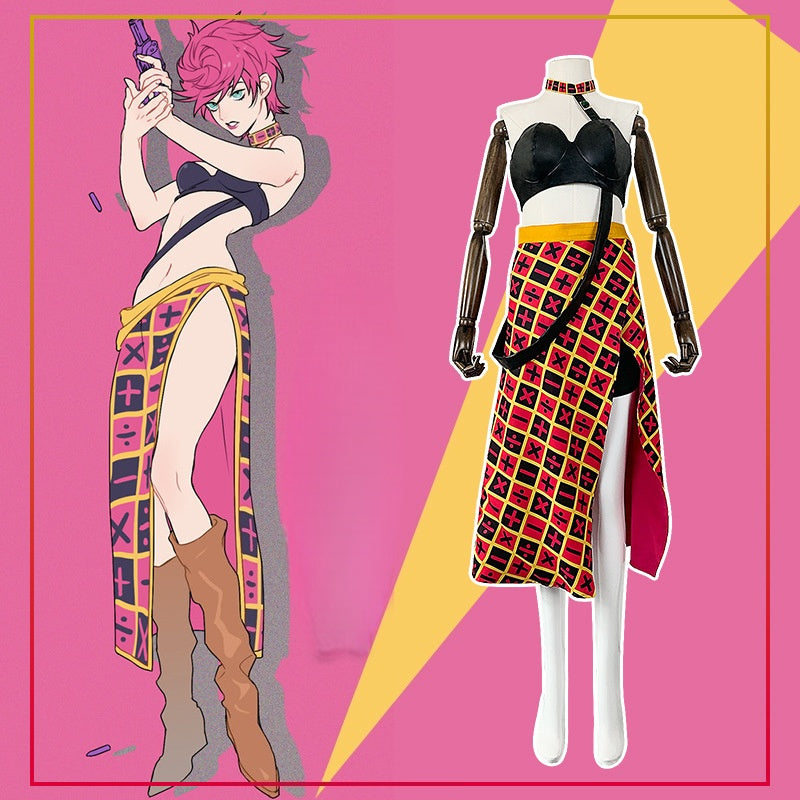 JOJO's Bizarre Adventure: Golden Wind Trish Una Cosplay Costume for Women - Halloweez