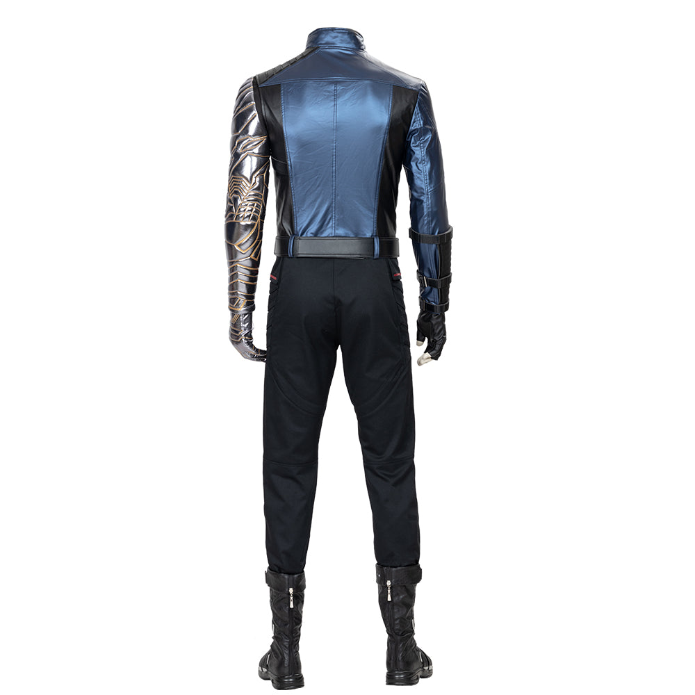 Halloweez Bucky Barnes Winter Soldier Cosplay Costume for Men - Embrace the Hero - Halloweez