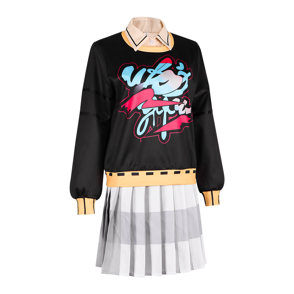 Persona 5 Arai Suwa Cosplay Costume Phantom of the Night P5X Game Same Suit Clothing Full Set - Halloweez
