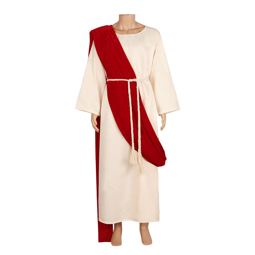 Medieval Ancient Roman Greek King Missionary Costume for Halloween Role Play - Halloweez