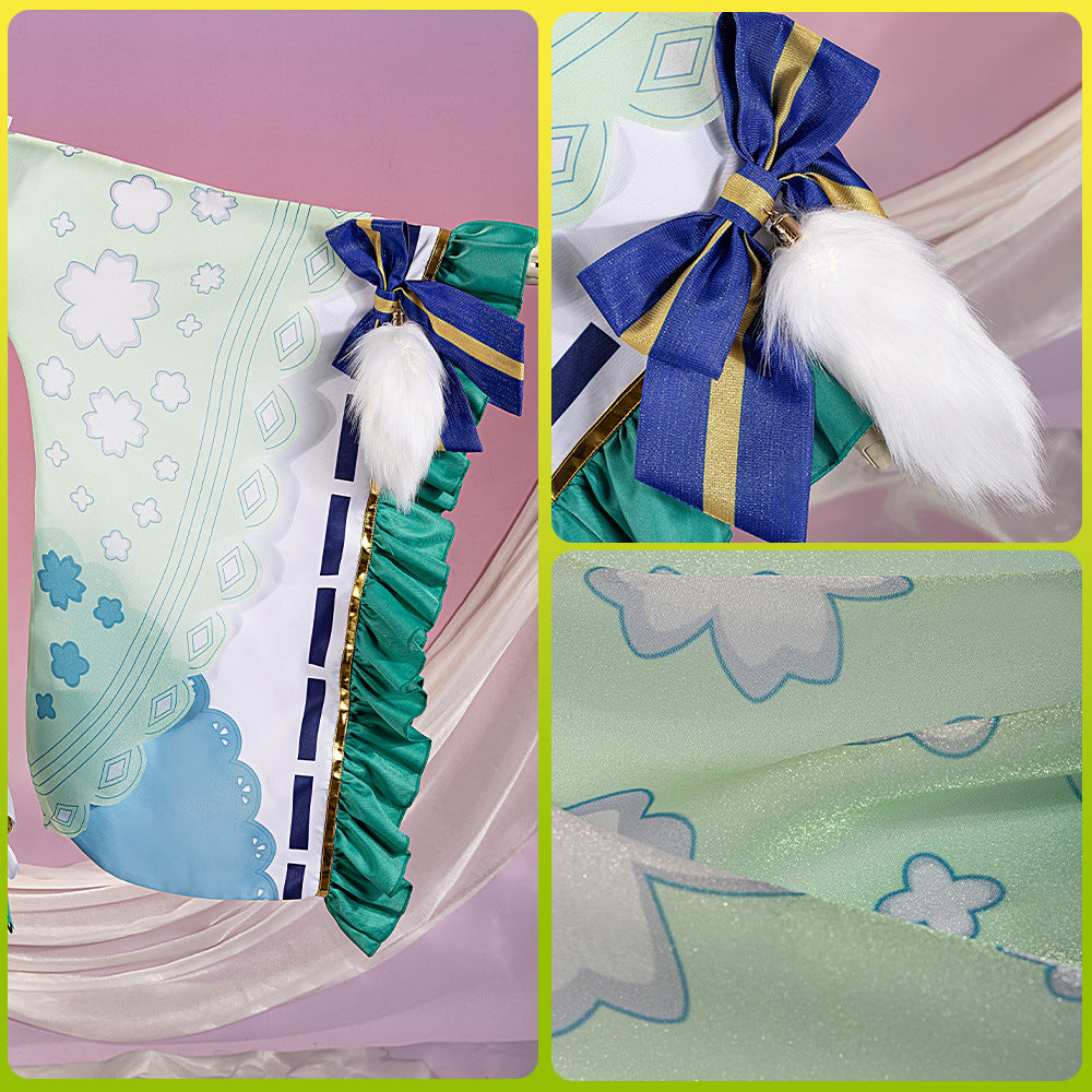 Uma Musume: New Year Satono Diamond 2D Cosplay Anime Game Costume Women's Kimono Set - Halloweez