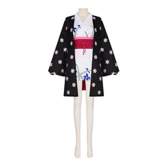 One Piece Wano Country Arc Robin Cosplay Costume - Nico Robin Kimono 2D Outfit - Halloweez