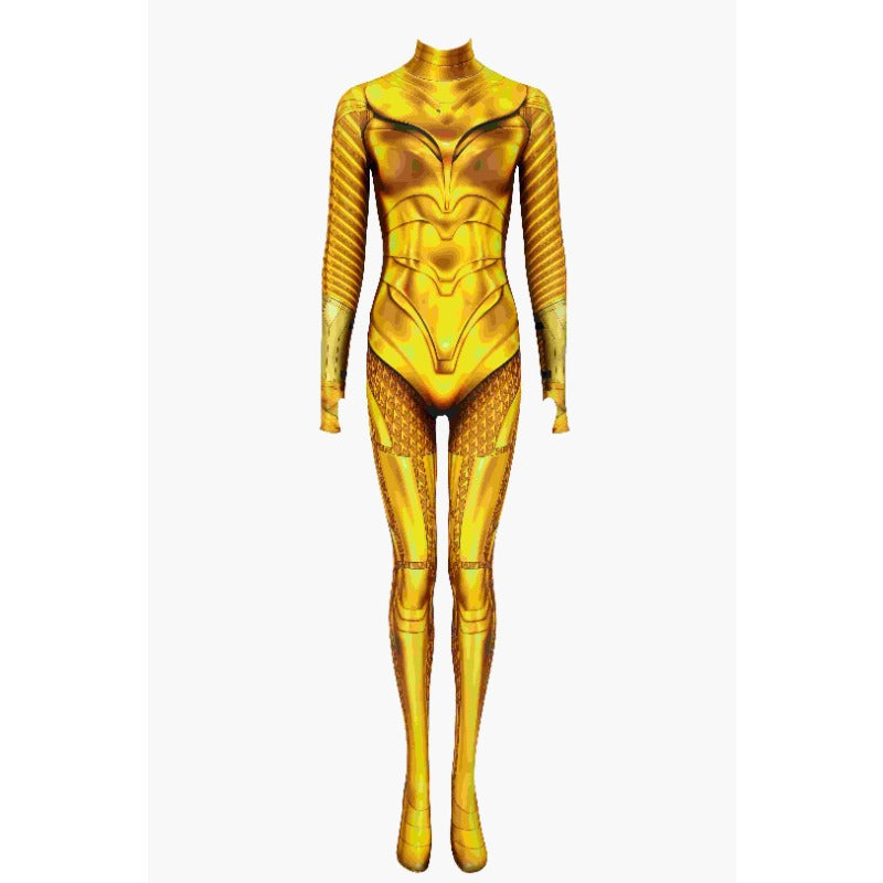 Halloweez Wonder Woman Spandex Jumpsuit - Perfect for Halloween & Parties