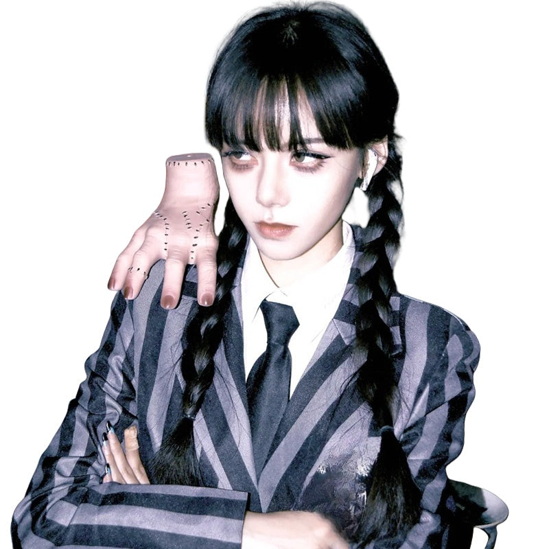 Halloween Wednesday Addams Cosplay Costume - Women's Adult Clothing - Halloweez