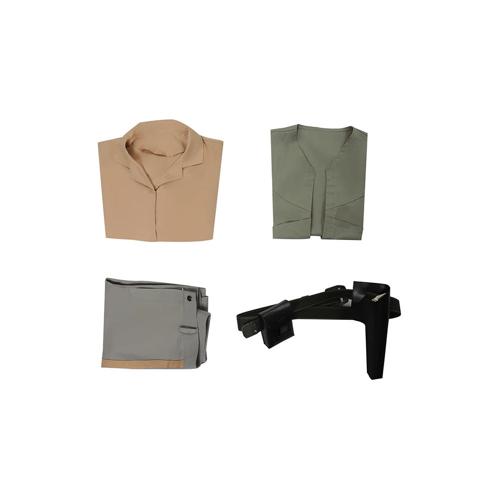 Leia Organa Solo Star Wars Return of the Jedi Cosplay Costume - Halloweez