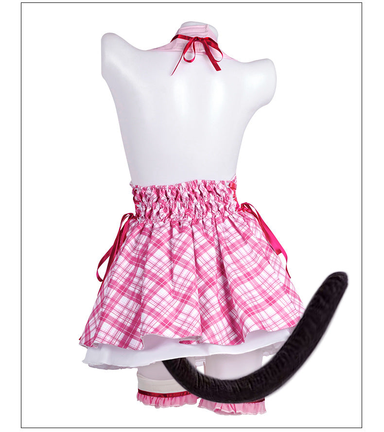 Cat Girl Paradise Anime Cosplay Dress Chocola Vanilla Stage Performance Outfit Daily Wear - Halloweez
