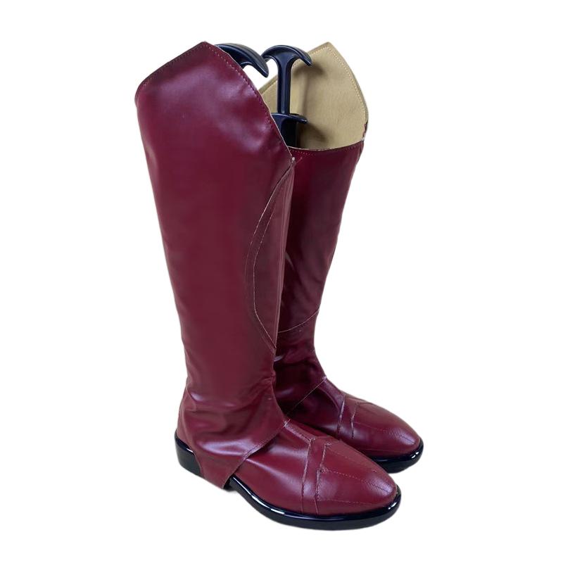 Fifth Personality Red Knight Cosplay Shoes for Identity V Game Fans - Halloweez