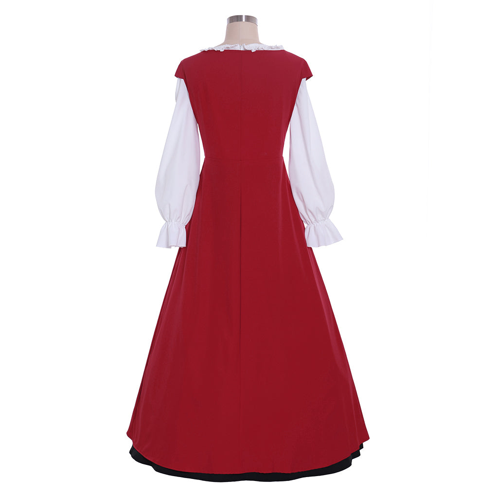 Elegant Halloweez Viking Princess Dress for Women - Gothic Victorian Civil War Costume