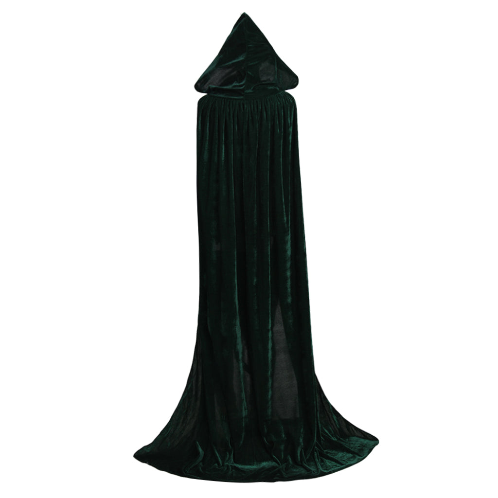 Halloweez Vampire Cape - Authentic Medieval Hooded Robe Cosplay Costume