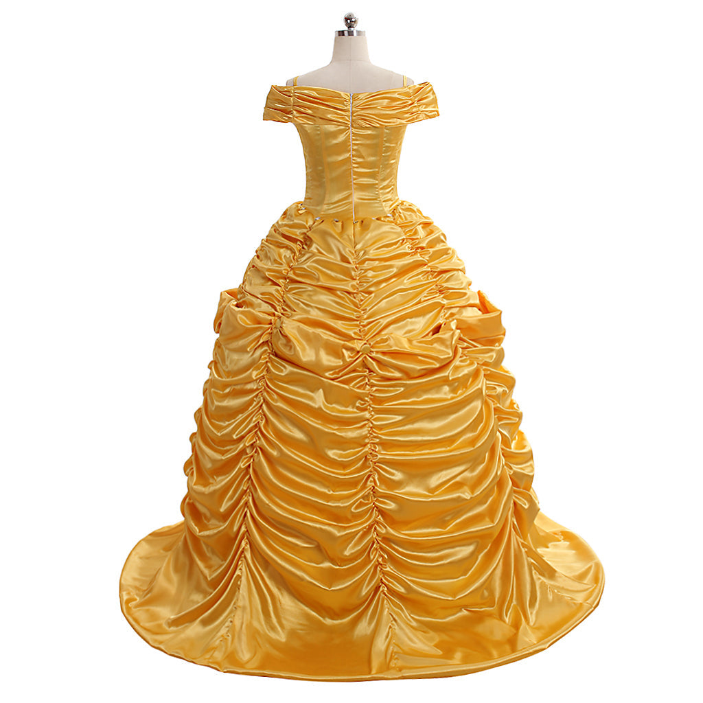 Costume de cosplay Belle pour Halloween | Robe de princesse Disney enchanteresse pour Halloween et cosplay