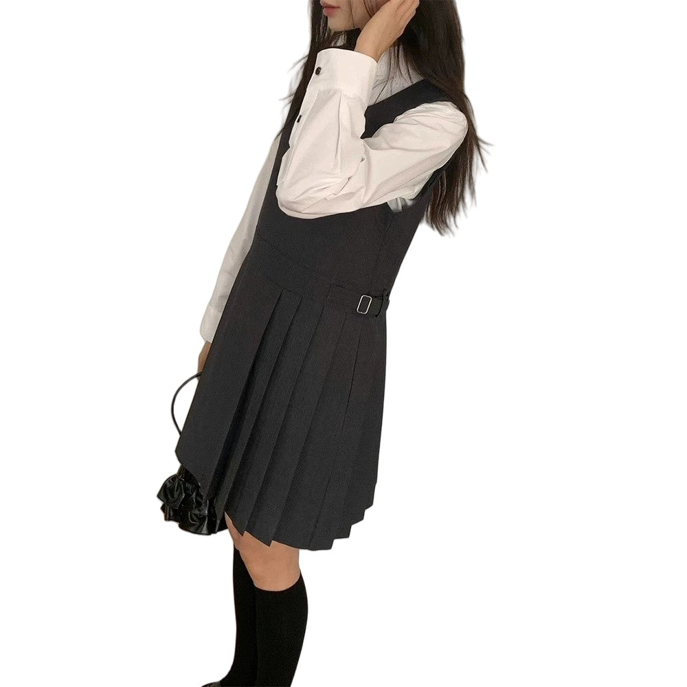 2025 Fall New Korean Designer An*u Elegant Blazer + Vest Dress Cosplay Costume for Women - Halloweez