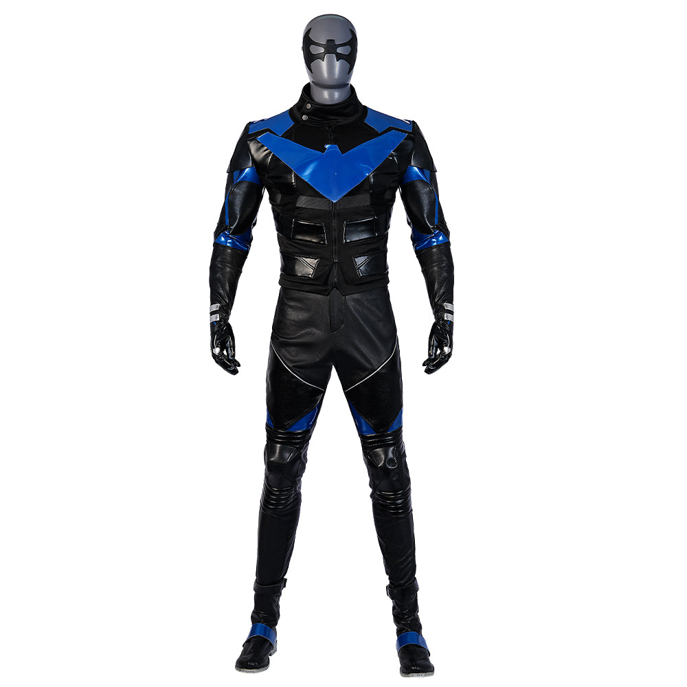 Halloweez Nightwing Cosplay Costume - Batman Gotham Knights Film Inspired Halloween Outfit