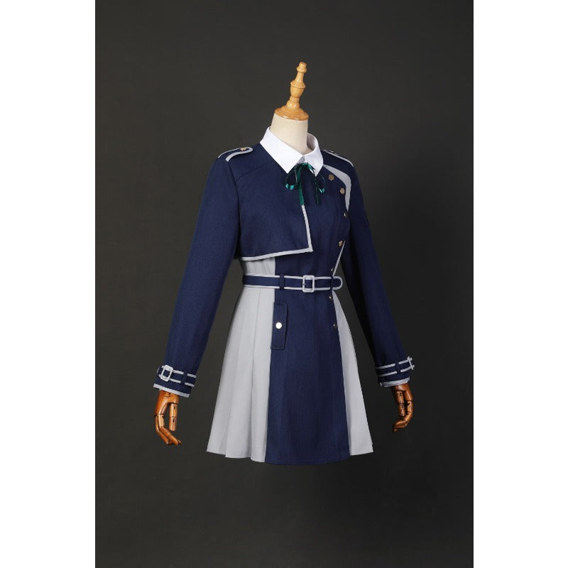 Halloweez Lycoris Recoil Inoue Takina Cosplay Costume - Authentic Japanese School Uniform