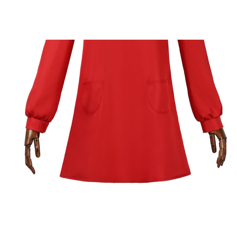 Halloweez Anya Forger Cosplay Costume - Red Spy×Family Theme for Events