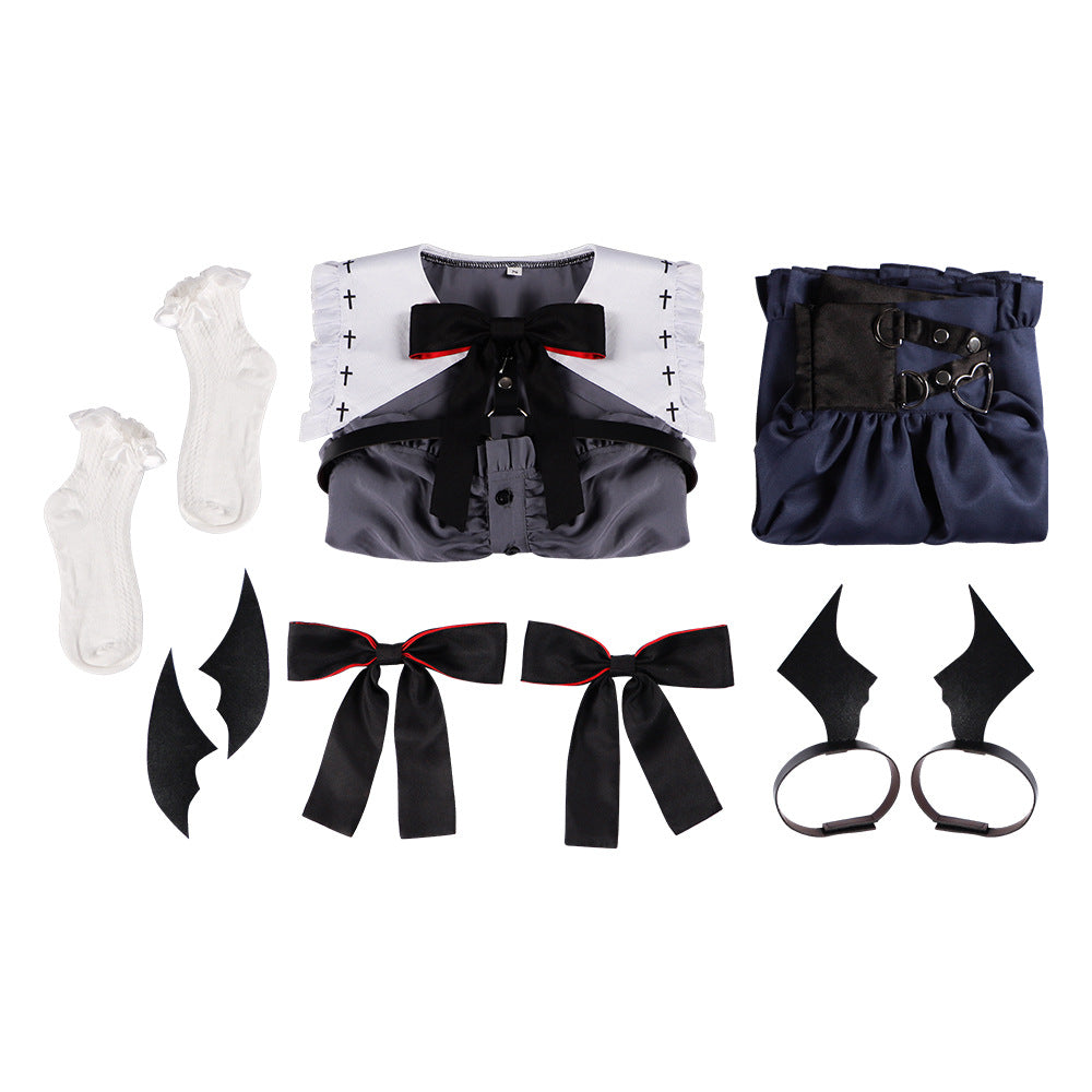 Rainbow Club Virtual Vtuber cosplay Vampire Kanae Genderbend Halloween Costume for Nijisanji Fans - Halloweez