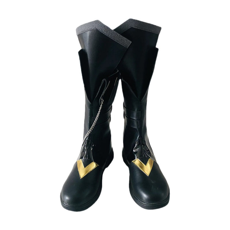 36 Genshin Impact Tartaglia (Childe) Cosplay Boots - Authentic Cos Shoes for Game Fans - Halloweez