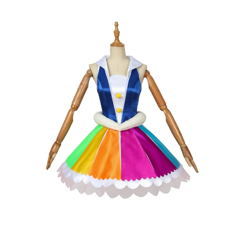 Halloweez Star Twinkle Pretty Cure Cosplay Costume - Yuni Cosmo Yuni Lolita Fancy Dress
