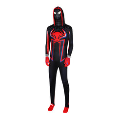 Spider-Man Cosplay Costume Halloween Bodysuit Hood Jumpsuit for Stage Performance and Role Play - Halloweez