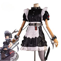 Halloweez Zenless Zone Zero Ellen Joe Cosplay Costume - Victorian Maid Uniform for Themed Parties