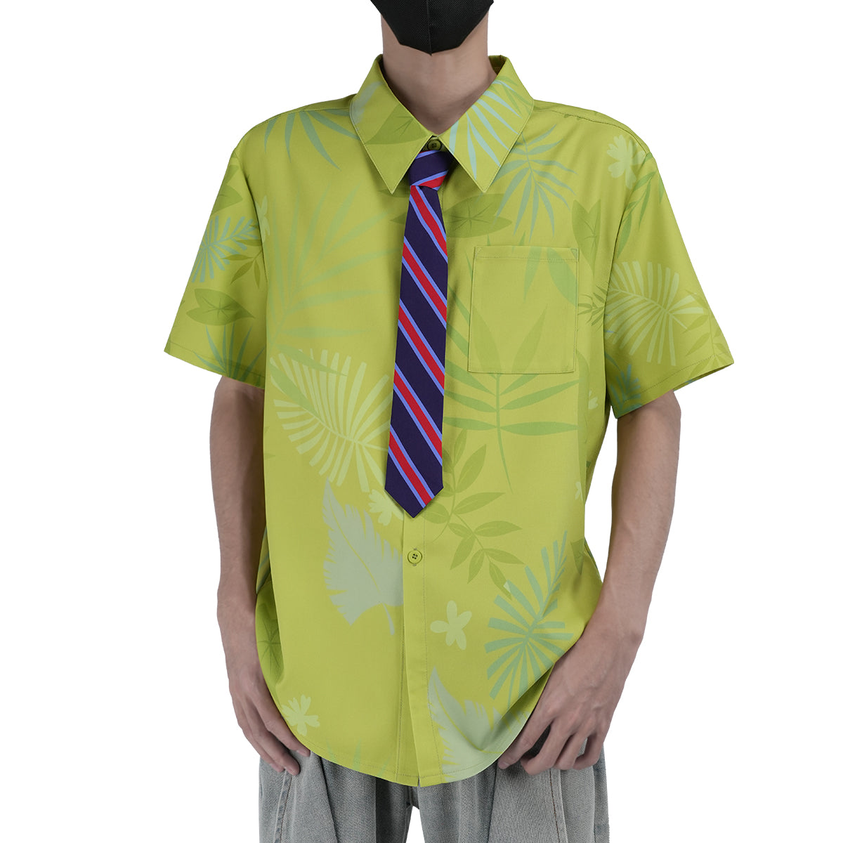 Nick Wilde from Zootopia Cosplay Costume Shirt and Tie Set for Halloween