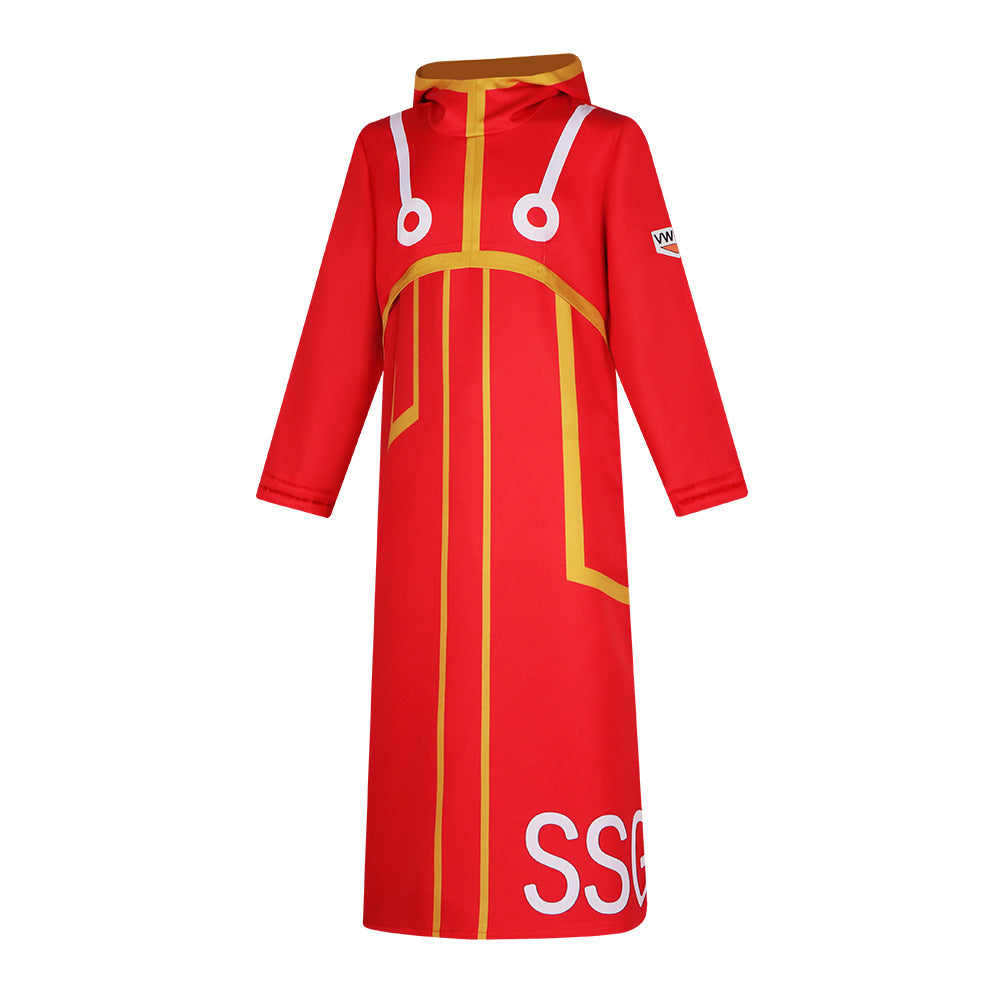 One Piece cosplay Egghead Island arc Luffy costume Future Island performance outfit - Halloweez