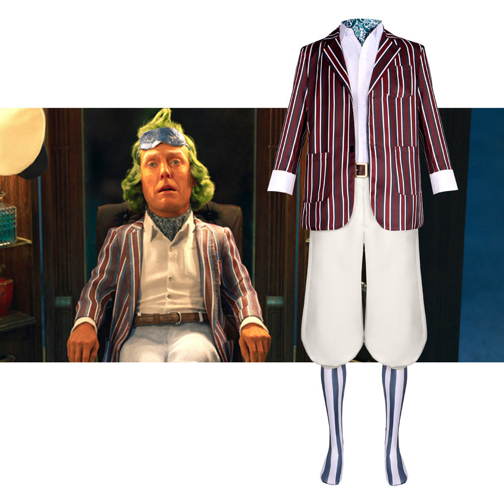 Oompa-Loompa Cosplay Costume from Willy Wonka & the Chocolate Factory Movie - Halloweez