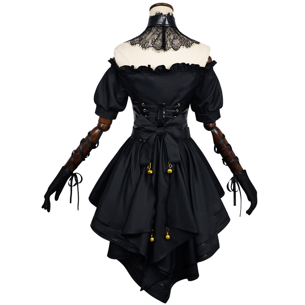 Grok Companion Ani Gothic Lolita Dress Cosplay Costume for AI Virtual Girlfriend - Halloweez