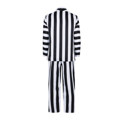 "Beetlejuice The Ghost With The Most Cosplay Costume - Halloween Performance Outfit"