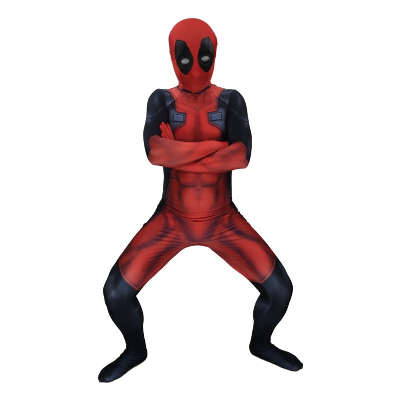 Deadpool and Wolverine Cosplay Costume Anime Tight Suit for Deadpool 3 Movie - Halloweez