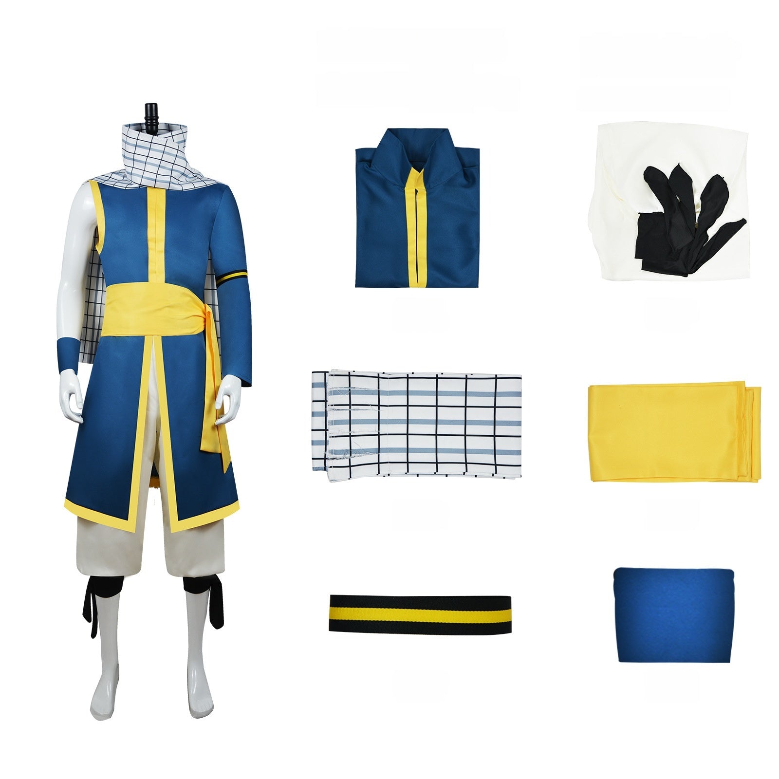 Fairy Tail: 100 Years Quest Natsu Dragneel Cosplay Costume - 2D Role-Playing Clothing for Anime Fans - Halloweez