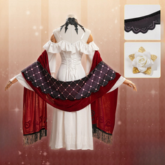 Genshin Impact Rosalyne Nightgown Cosplay Costume, Custom Outfit for Halloween & Comic Con