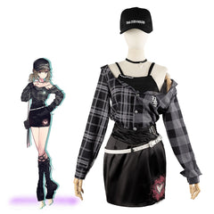Project Sekai Kohane Azusawa Anime Cosplay Women's Bodycon Short Skirt Set - Halloweez