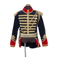 Historical Military Officer Cosplay Costume - Majestic Ballet Musical Jacket with Hat | Halloweez