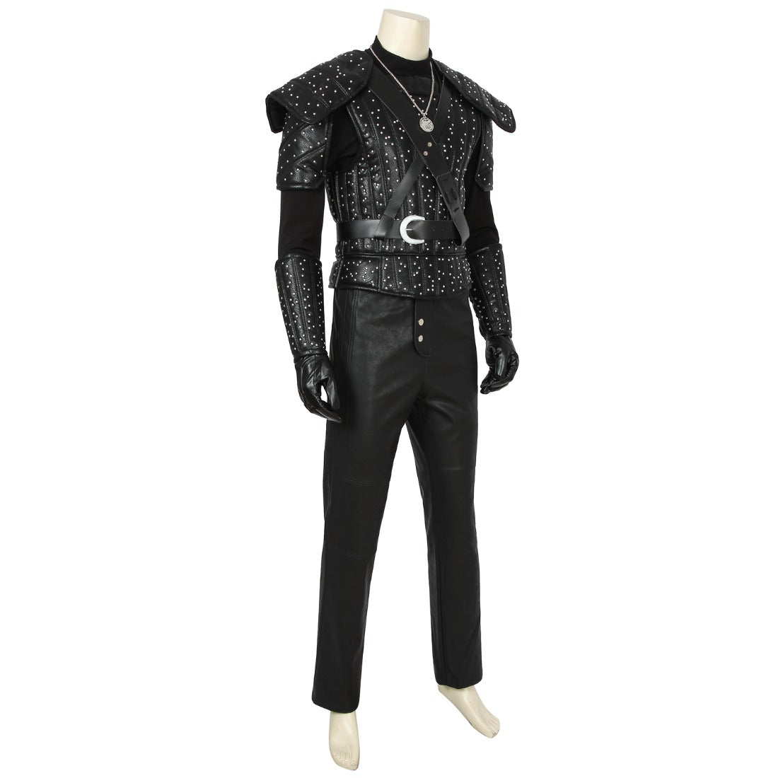 Geralt of Rivia Full Cosplay Costume from The Witcher Monster Hunter Outfit for Men - Halloweez