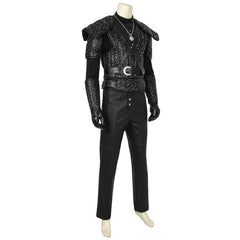Geralt of Rivia Full Cosplay Costume from The Witcher Monster Hunter Outfit for Men - Halloweez