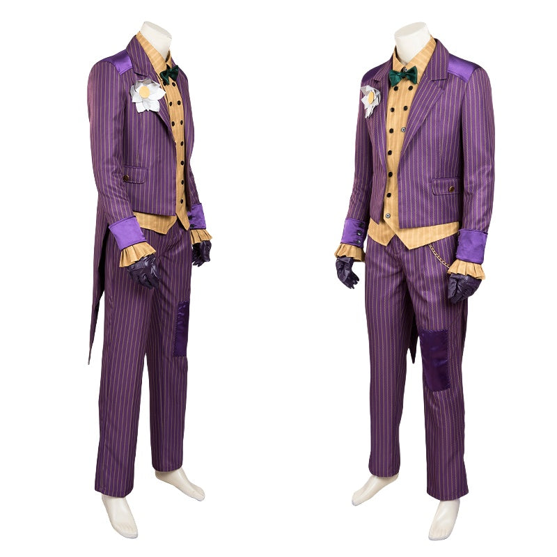 Manlu Yunxiao Arkham Asylum Joker Men's Cosplay Suit Halloween COSPLAY Costume Men - The Dark Knight Movie - Halloweez