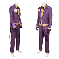 Manlu Yunxiao Arkham Asylum Joker Men's Cosplay Suit Halloween COSPLAY Costume Men - The Dark Knight Movie - Halloweez
