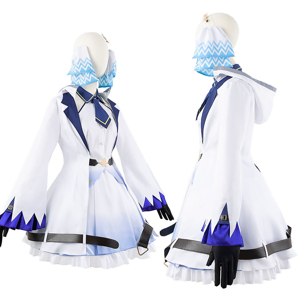Uma Musume Mejiro Dober Cosplay Costume White Dress Set Anime Game Outfit - Halloweez