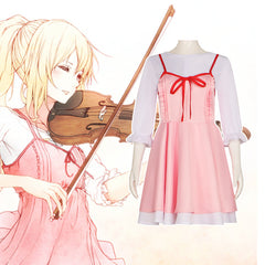 Your Lie in April Kaori Miyazono Cosplay Dress - Anime Costume for Stage Performance or Daily Wear - Halloweez