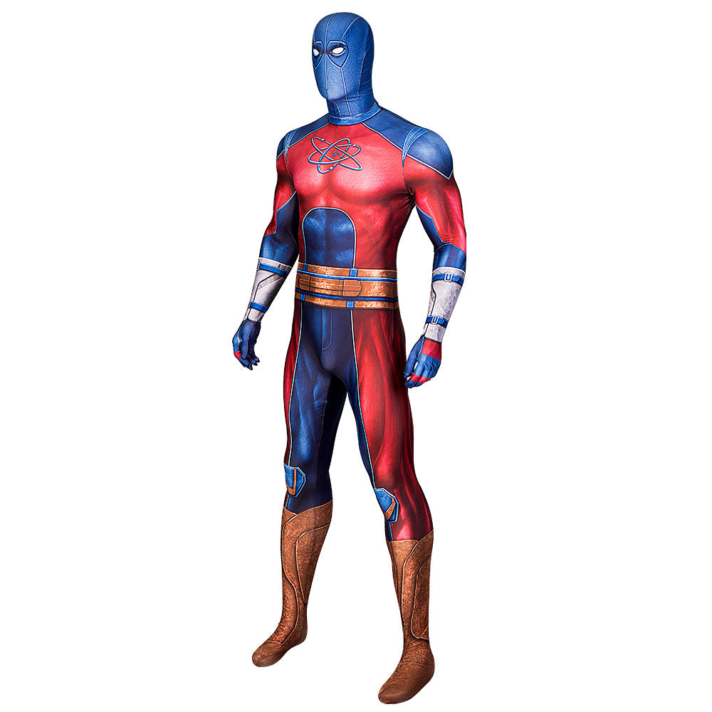 Disfraz de cosplay de Black Adam Atom Smasher para Halloween para fanáticos de los superhéroes